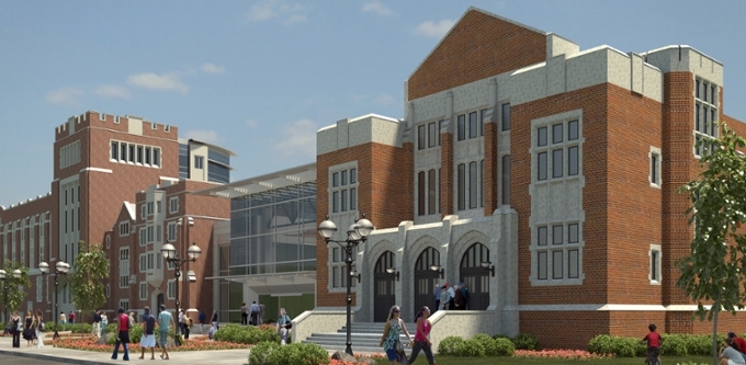 Rendering of the College Avenue Campus